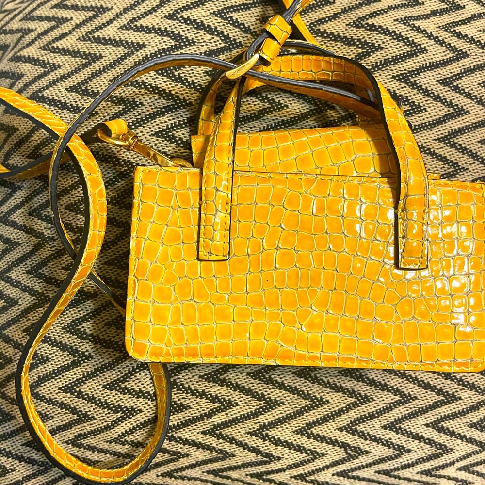 Marge Sherwood Crocodile Mini Crossbody
